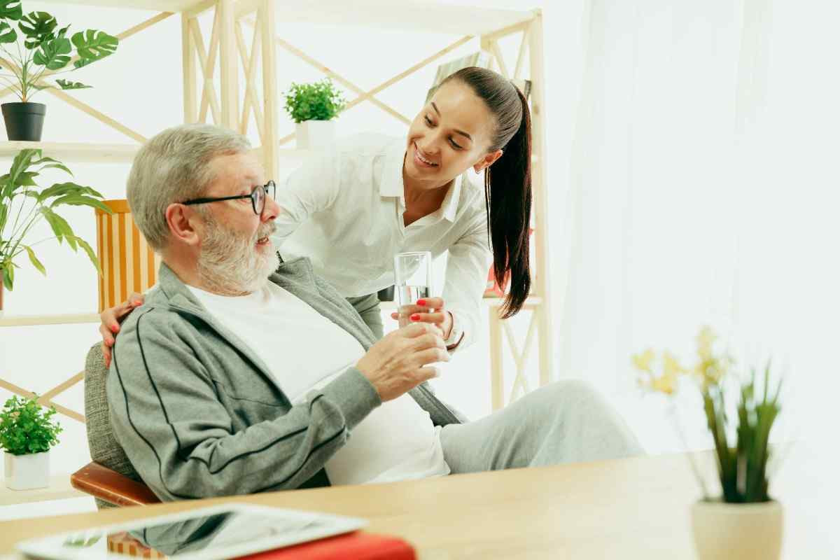 The image shows the health care assistant