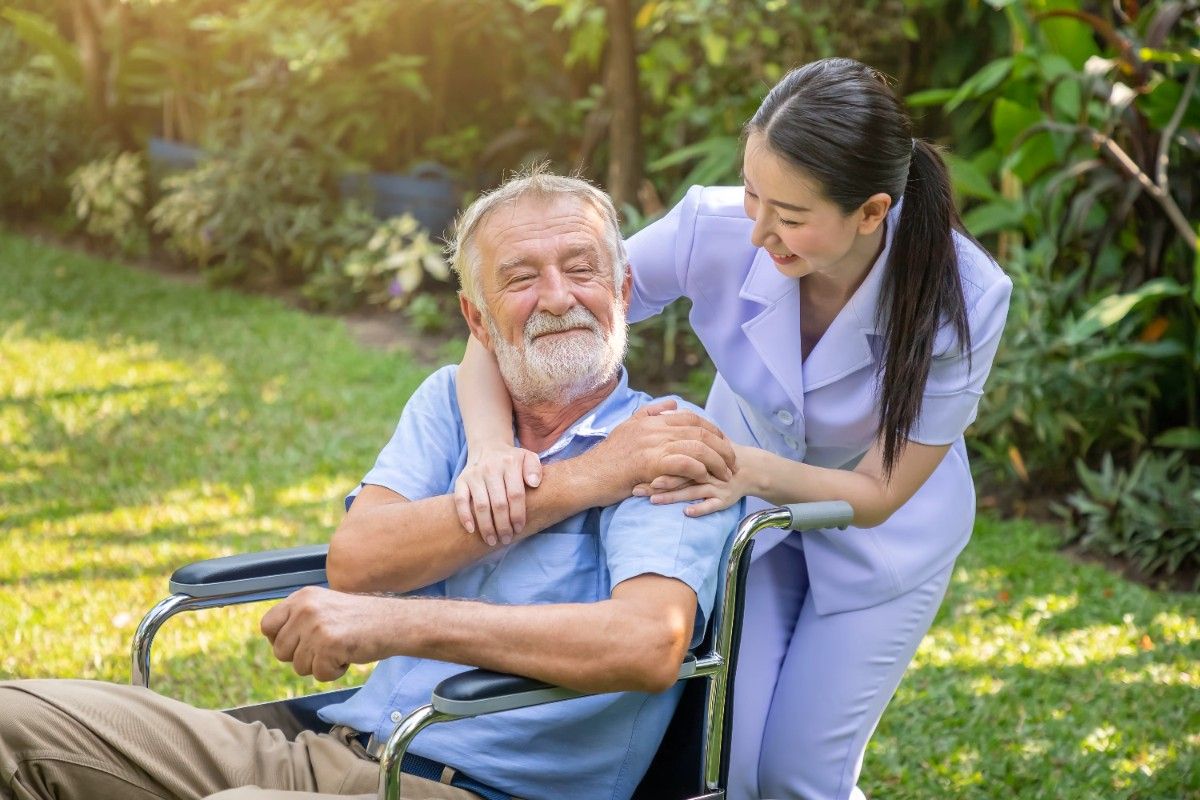 Attendant For Elderly Patient At Home